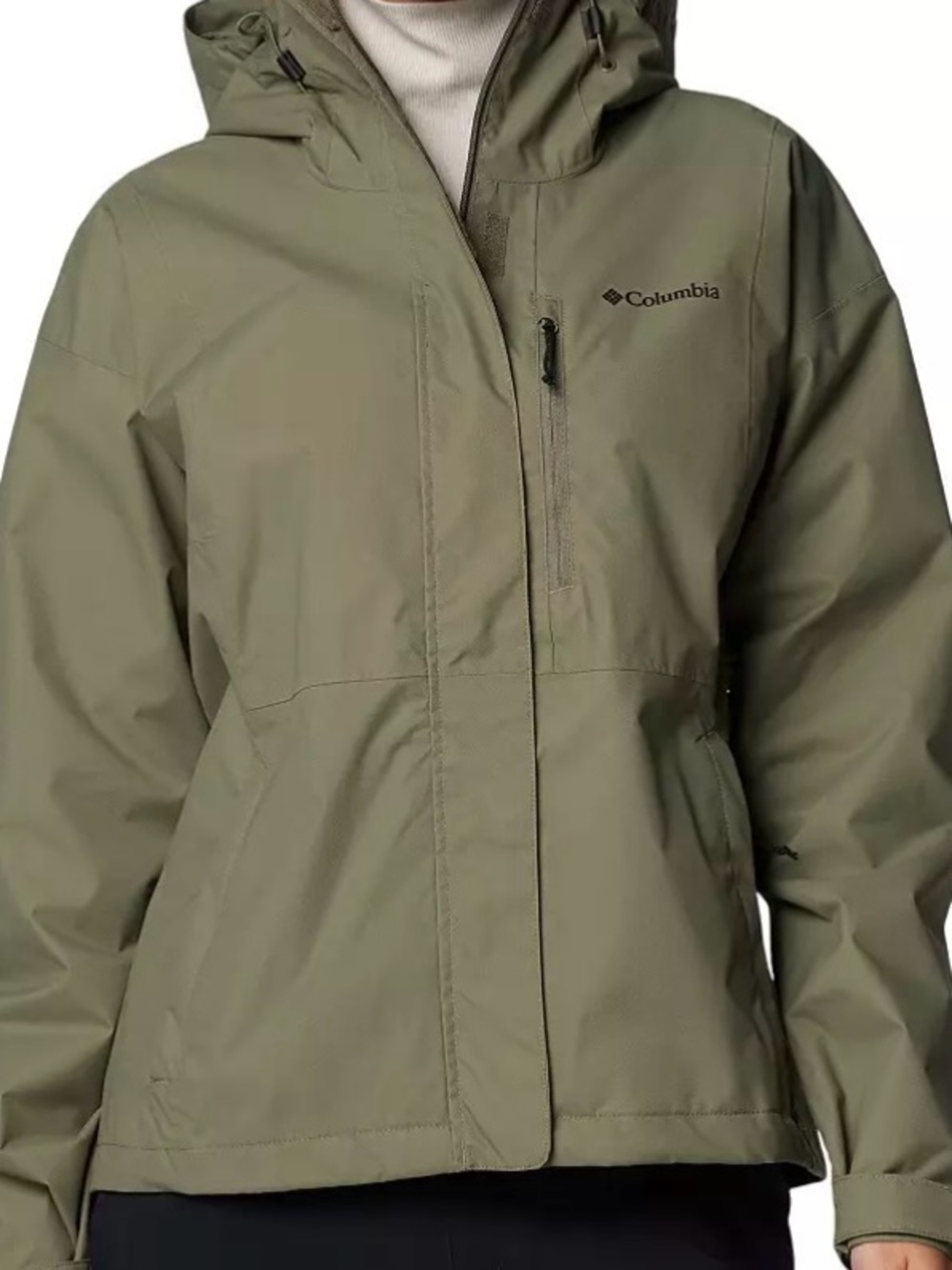 Columbia Women's Olive Green Hooded Ski Jacket